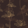 Обои "Aura" арт.Am 8 010/4 из коллекции Ambient, Milassa, с цветочным рисунком в восточном стиле на темно-коричневом фоне для гостиной